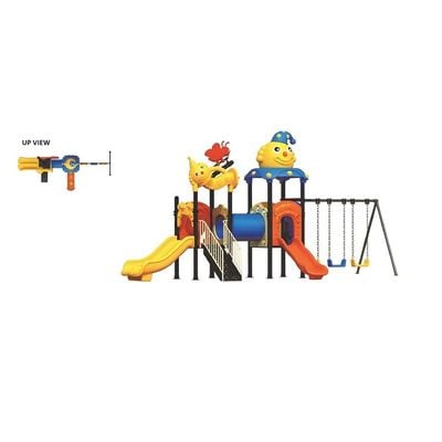 MYTS Outdoor Circus Top all in 1 playcentre for kids with crawl loop ,swings and slide